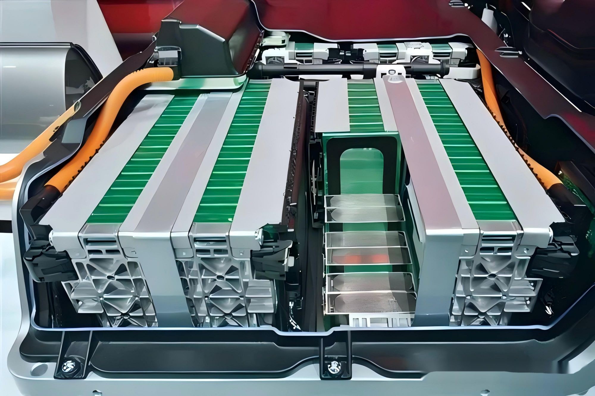 Support pad for liquid cooling plate inside battery pack