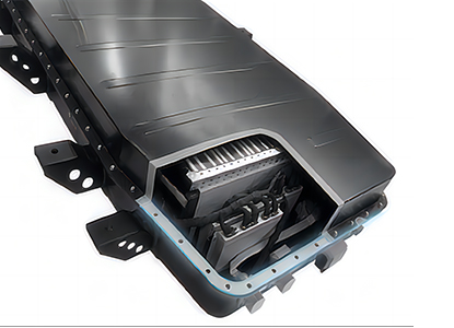 Waterproof gasket of power battery pack box