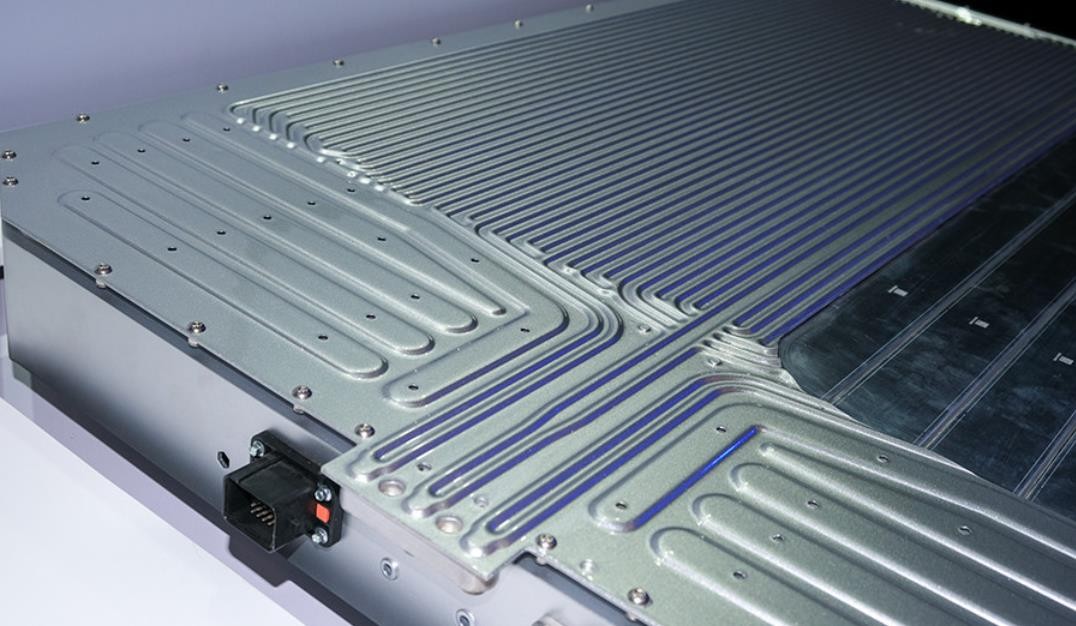 Battery pack liquid cooling system